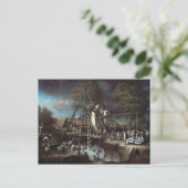 Opgraving Mastodon 1806 Briefkaart (Staand voorkant)