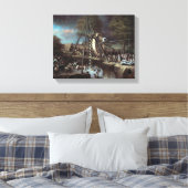 Opgraving Mastodon 1806 Canvas Afdruk (Insitu (Slaapkamer))