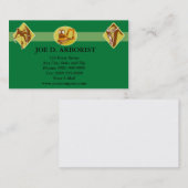 Opgraving van boomstammen door middel van kunstgra visitekaartje (Voorkant / Achterkant)