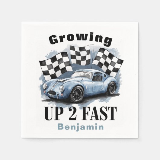 Opgroeien 2 Fast Birthday Party Custom Servet (Voorkant)