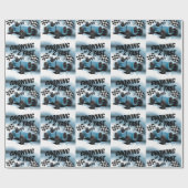 Opgroeien 2 snelle verjaardag cadeaupapier (Vlak)