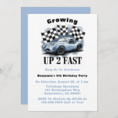 Opgroeien 2 snelle verjaardag kaart (Voorkant / Achterkant)