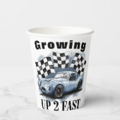 Opgroeien 2 snelle verjaardag papieren bekers (Achterkant)