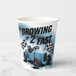 Opgroeien 2 snelle verjaardag papieren bekers