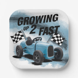 Opgroeien 2 snelle verjaardag papieren bordje