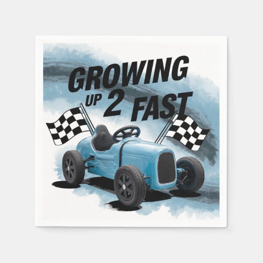 Opgroeien 2 snelle verjaardag servet (Voorkant)