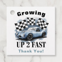 Opgroeien 2 snelle verjaardagsfeestje bedankt bedankjes labels