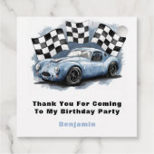 Opgroeien 2 snelle verjaardagsfeestje bedankt bedankjes labels (Achterkant)