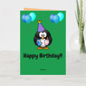 'Opgroeien is optioneel'-Kaart op zaterdag Kaart (Achterkant)