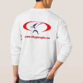 Opgroeien is optioneel - Lang T-shirt (Achterkant)