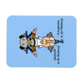 Opgroeien is optionele Humor Magneet (Horizontaal)