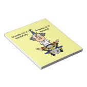 Opgroeien is optionele Humor Notitieblok (Schuin)