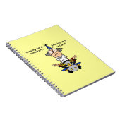 Opgroeien is optionele Humor Notitieboek (Rechterzijde)