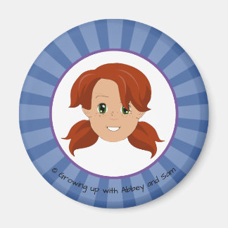 Opgroeien met Abbey en Sam Blue Magnet (Abbey)