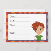 Opgroeien met Abbey en Sam Invitation Kaart (Achterkant)