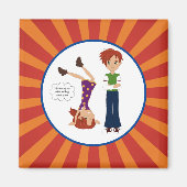 Opgroeien met Abbey en Sam Magnet (Voorkant)