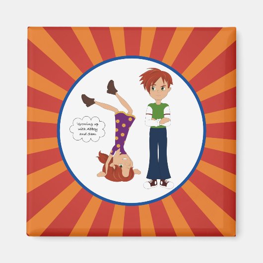 Opgroeien met Abbey en Sam Magnet (Voorkant)