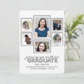 Opgroeien met afstudeerbericht aankondiging (Staand voorkant)