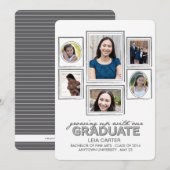 Opgroeien met Afstuderen aankondiging (Voorkant / Achterkant)