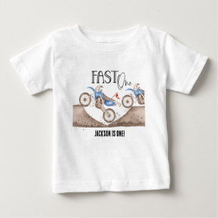 Opgroeien met FAST ONE Blue Dirt Bike 1e verjaarda
