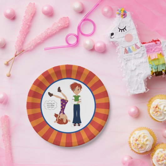 Opgroeien met het Bord van Abbey en Sam Party (Feest)