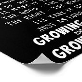 Opgroeien - Ouder worden Poster (Hoek)