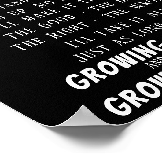 Opgroeien - Ouder worden Poster (Hoek)