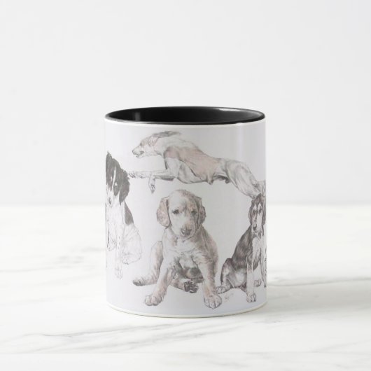 Opgroeien Saluki Mok (Midden)