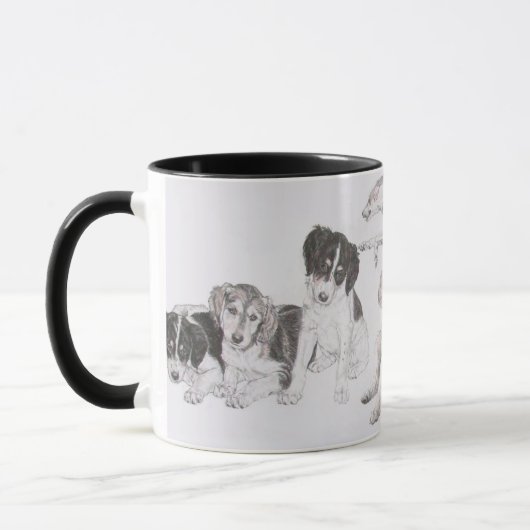 Opgroeien Saluki Mok (Links)