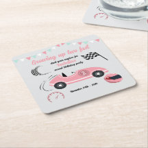 Opgroeien tot twee snelle feestelijke roze race au