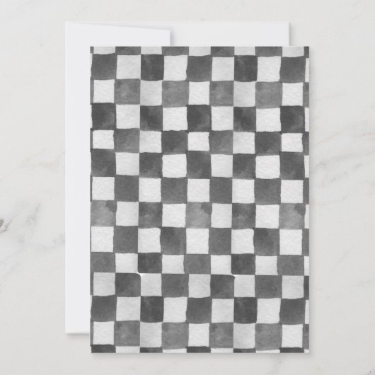 Opgroeien tot twee snelle tweede verjaardag kaart (Achterkant)