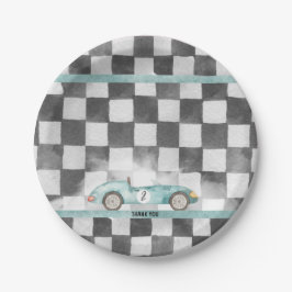 Opgroeien tot twee snelle tweede verjaardag papieren bordje