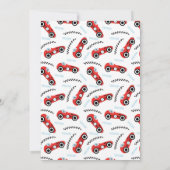 Opgroeien Twee Fast - Car Racing Theme Verjaardag Kaart (Achterkant)