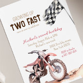 Opgroeien TWEE Fast Red Dirt Bike 2e verjaardag Kaart