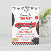 Opgroeien Twee snelle jongen uitnodigen voor de 2e Kaart (Staand voorkant)