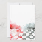 Opgroeien TWEE snelle kleine racer 2e verjaardag Kaart (Achterkant)