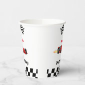 OPGROEIEN TWEE snelle race auto jongen 2e verjaard Papieren Bekers (Links)