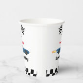 OPGROEIEN TWEE snelle race auto jongen 2e verjaard Papieren Bekers (Rechts)