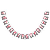 OPGROEIEN TWEE snelle race auto jongen 2e verjaard Vlaggetjes (Alle)