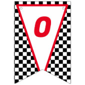 OPGROEIEN TWEE snelle race auto jongen 2e verjaard Vlaggetjes (Derde vlag)
