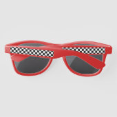 OPGROEIEN TWEE snelle race auto jongen 2e verjaard Zonnebrillen (Achterkant)