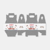 Opgroeien twee snelle race auto jongen tweede verj bedankdoosjes (Uitgevouwen)