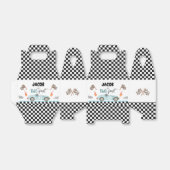 Opgroeien twee snelle race auto jongen tweede verj bedankdoosjes (Uitgevouwen)