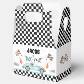 Opgroeien twee snelle race auto jongen tweede verj bedankdoosjes (Geopend)