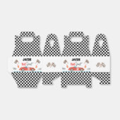 Opgroeien twee snelle race auto jongen tweede verj bedankdoosjes (Uitgevouwen)