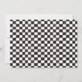 Opgroeien twee snelle retro race auto verjaardag f kaart (Achterkant)