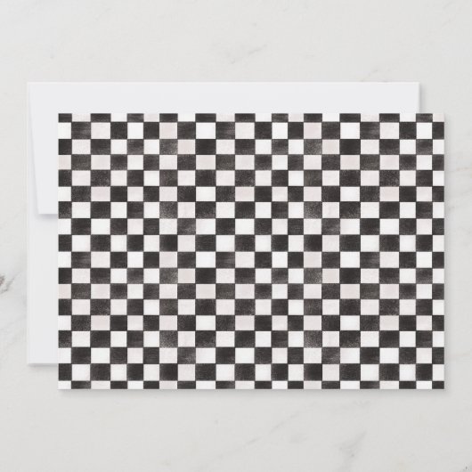 Opgroeien twee snelle retro race auto verjaardag f kaart (Achterkant)