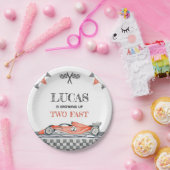 Opgroeien twee snelle verjaardagspapier Bord (Feest)