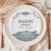 Opgroeien twee snelle verjaardagspapier Bord