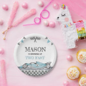 Opgroeien twee snelle verjaardagspapier Bord (Feest)